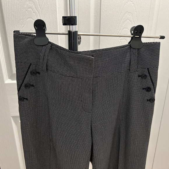 White House Black Market - Houndstooth sailor style pants - Picture 2 of 9